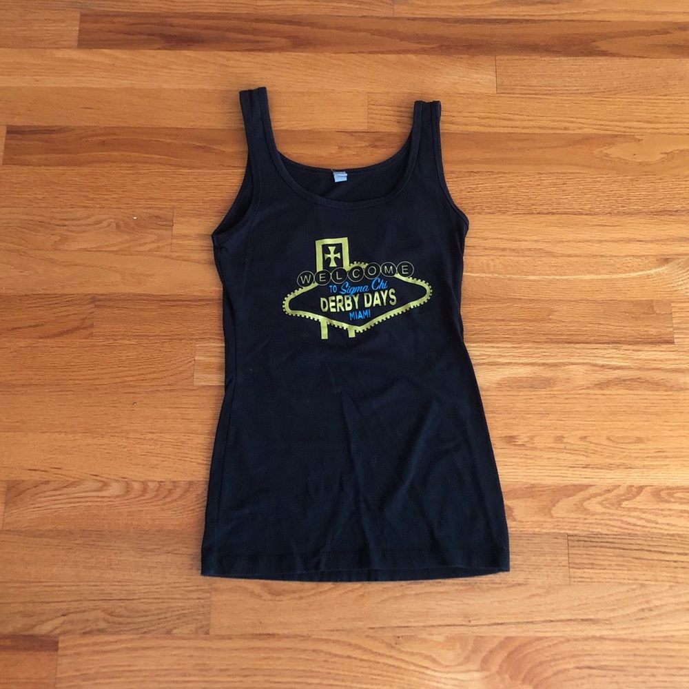 Black tank top